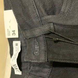 Zara black skinny high rise